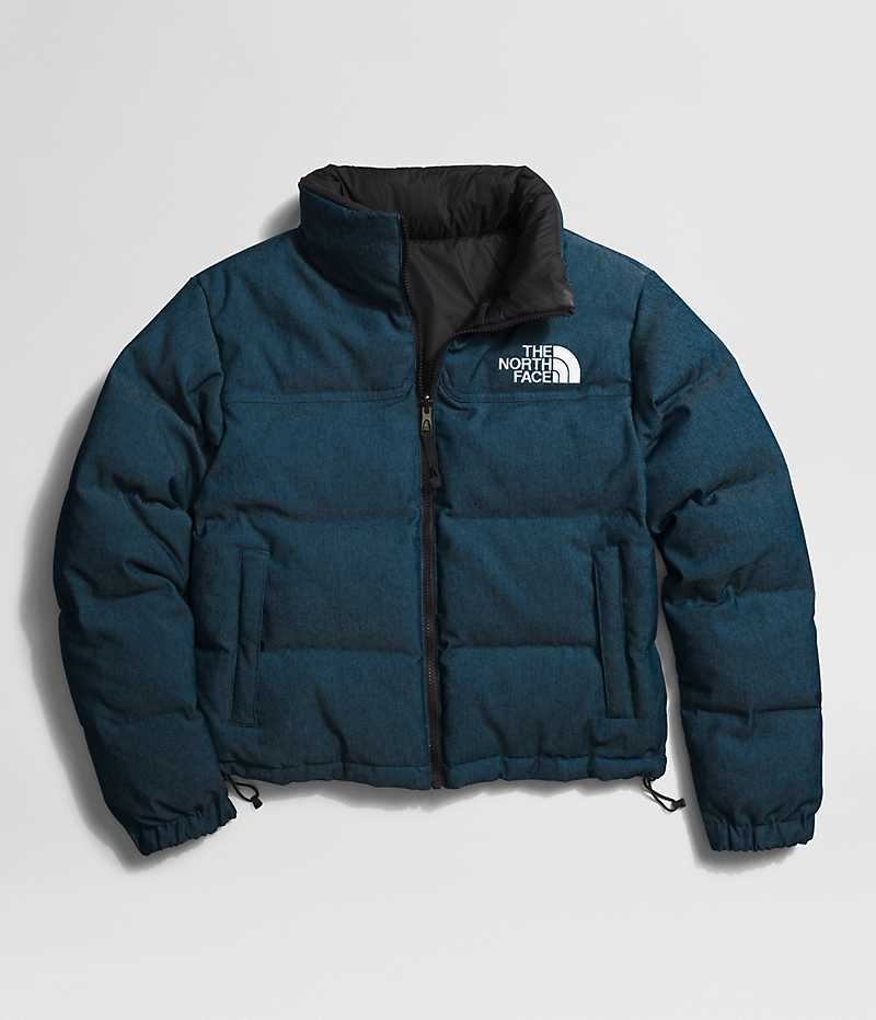 Chaqueta Plumas The North Face ’92 Reversible Nuptse Mujer Azules | CHILE-KBHYZ