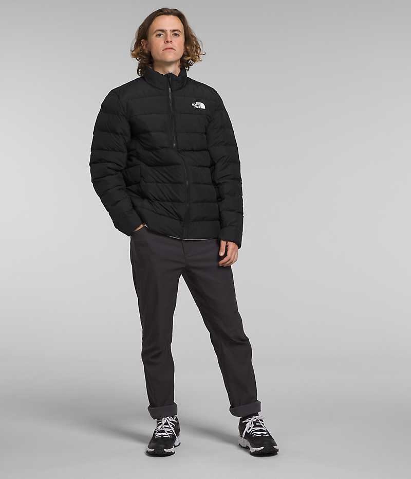 Chaqueta Plumas The North Face Aconcagua 3 Hombre Negras | CHILE-HBKYA