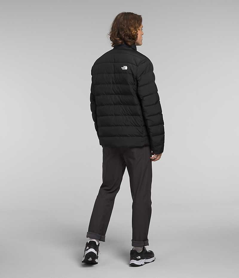 Chaqueta Plumas The North Face Aconcagua 3 Hombre Negras | CHILE-HBKYA