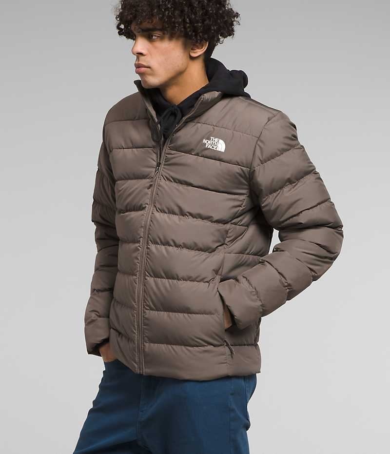 Chaqueta Plumas The North Face Aconcagua 3 Hombre Marrones | CL-XCTFN