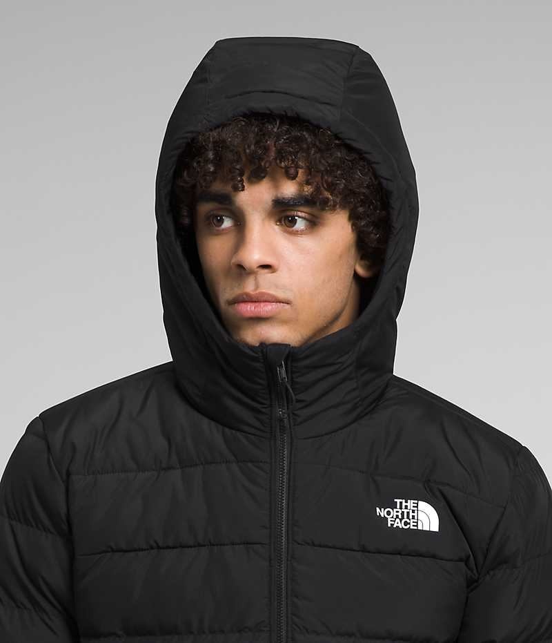 Chaqueta Plumas The North Face Aconcagua 3 Hoodie Hombre Negras | CL-EOWVQ