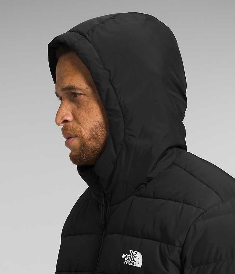 Chaqueta Plumas The North Face Big Aconcagua 3 Hoodie Hombre Negras | CHILE-WVHUJ