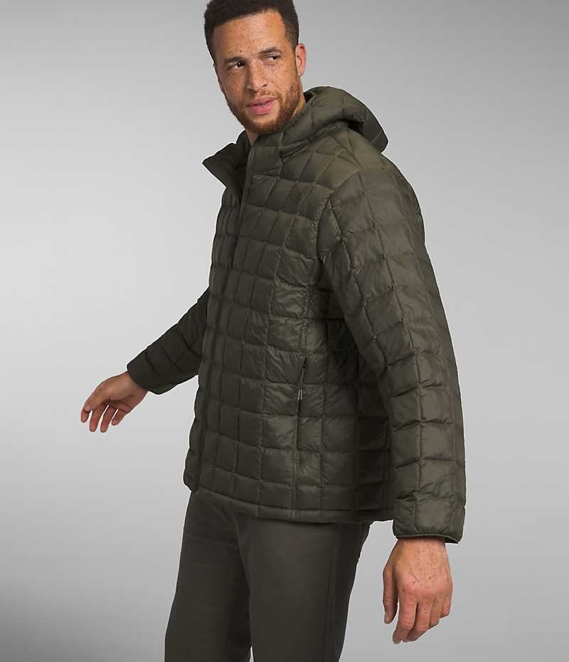 Chaqueta Plumas The North Face Big ThermoBall™ Eco Hoodie 2.0 Hombre Verde Oliva | CL-NYVFX