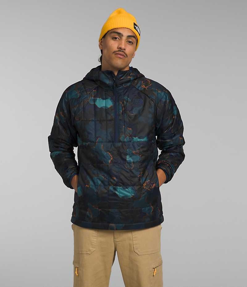 Chaqueta Plumas The North Face Circaloft ¼-Zip Pullover Hombre Azul Marino | CHILE-NKLZV