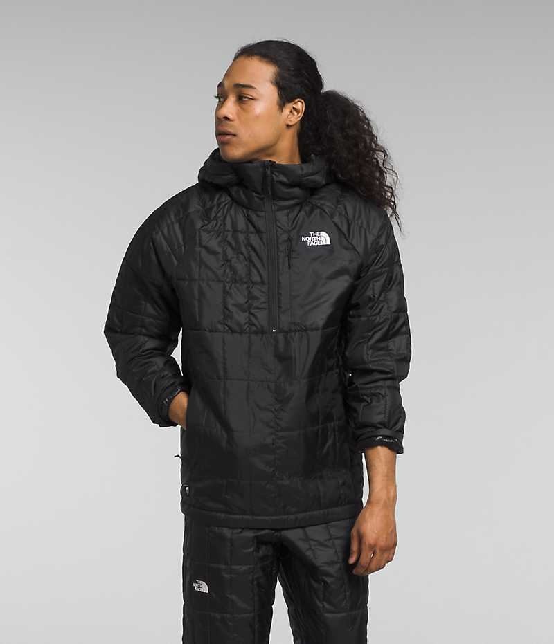 Chaqueta Plumas The North Face Circaloft ¼-Zip Pullover Hombre Negras | CHILE-STIAJ