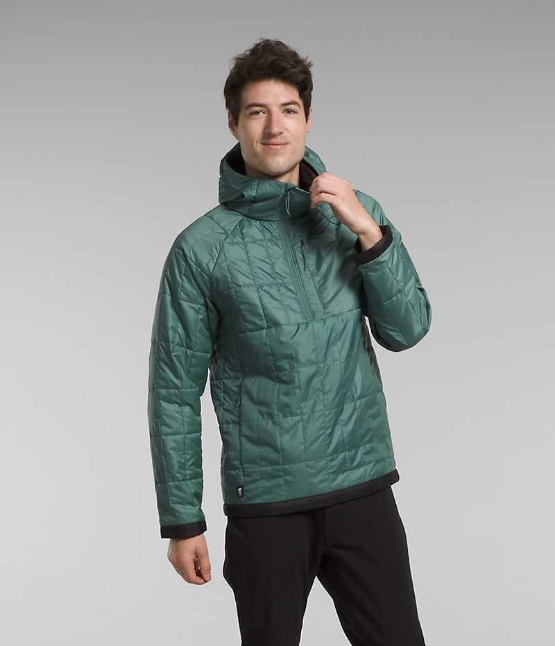 Chaqueta Plumas The North Face Circaloft ¼-Zip Pullover Hombre Verde | CHILE-JHPAZ