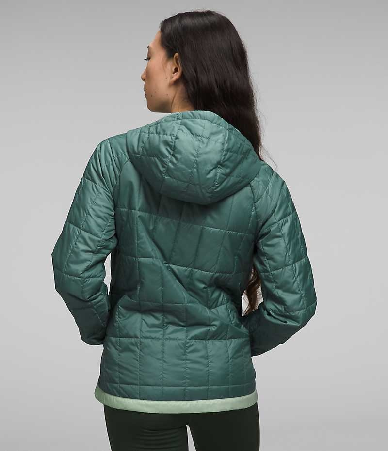 Chaqueta Plumas The North Face Circaloft ¼-Zip Pullover Mujer Turquesa | CHILE-NRSMK