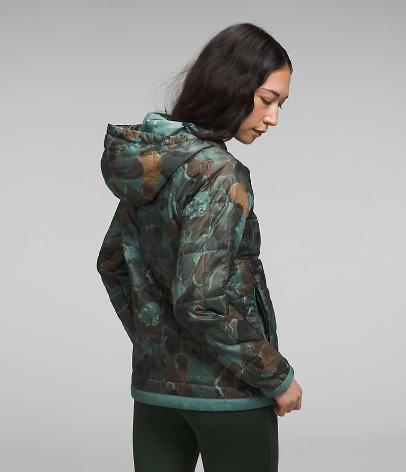 Chaqueta Plumas The North Face Circaloft ¼-Zip Pullover Mujer Camuflaje | CL-VWRPF