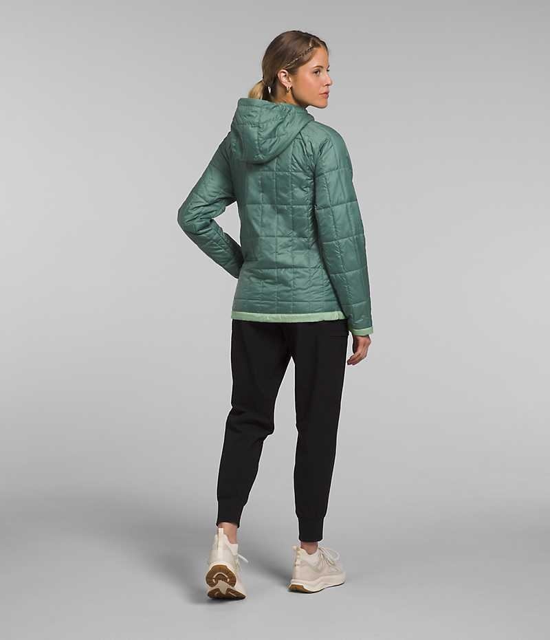 Chaqueta Plumas The North Face Circaloft Hoodie Mujer Turquesa | CL-MVABR