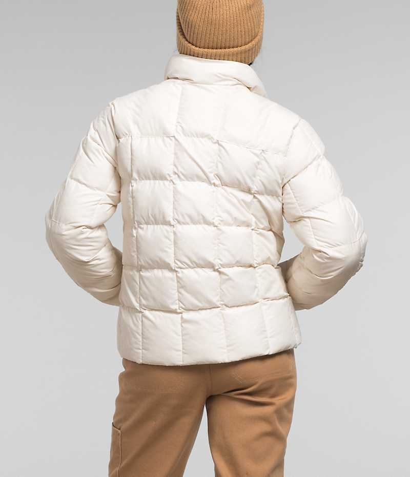 Chaqueta Plumas The North Face Lhotse Reversible Mujer Blancas | CHILE-YFQGE