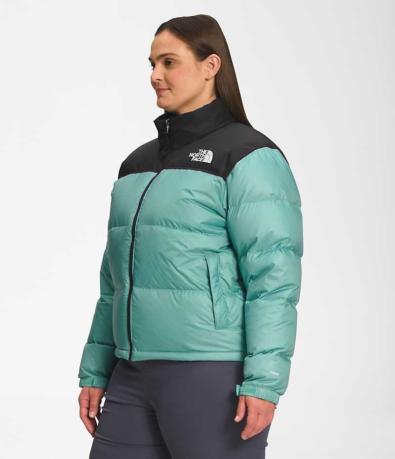 Chaqueta Plumas The North Face Plus 1996 Retro Nuptse Mujer Turquesa | CL-XUEVO