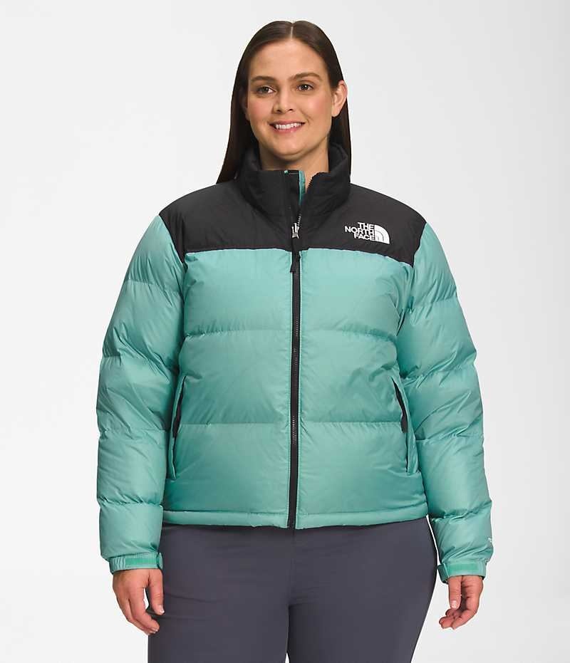 Chaqueta Plumas The North Face Plus 1996 Retro Nuptse Mujer Turquesa | CL-XUEVO