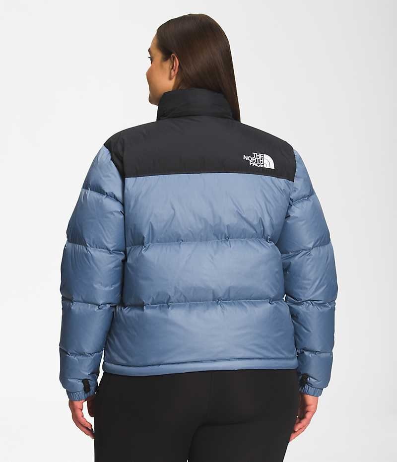 Chaqueta Plumas The North Face Plus 1996 Retro Nuptse Mujer Azules | CHILE-XFZWB