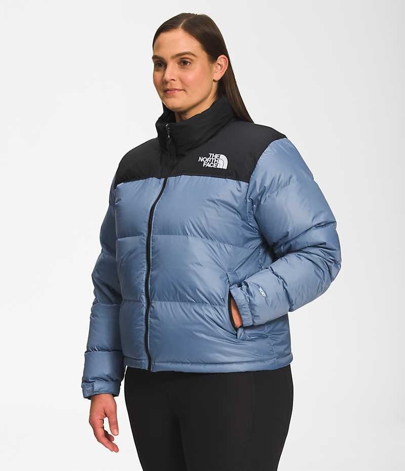 Chaqueta Plumas The North Face Plus 1996 Retro Nuptse Mujer Azules | CHILE-XFZWB