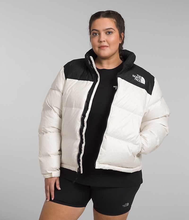 Chaqueta Plumas The North Face Plus 1996 Retro Nuptse Mujer Blancas | CL-SMECL