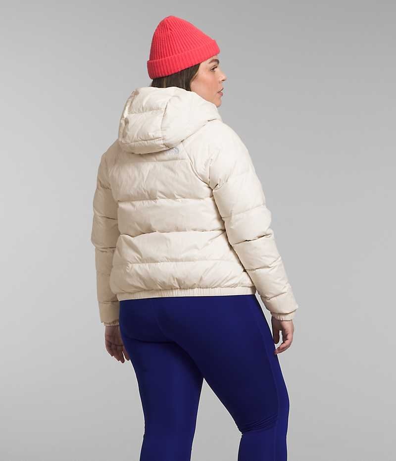 Chaqueta Plumas The North Face Plus Hydrenalite™ Hoodie Mujer Blancas | CHILE-DQJWF