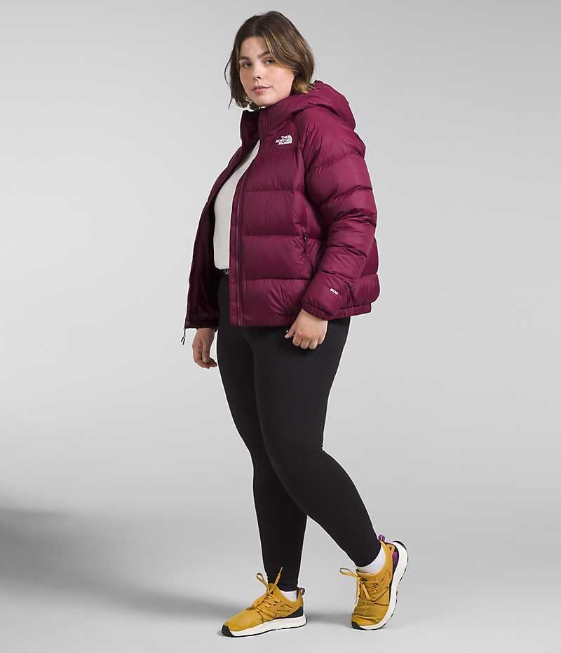 Chaqueta Plumas The North Face Plus Hydrenalite™ Hoodie Mujer Rojas | CL-YWLCK