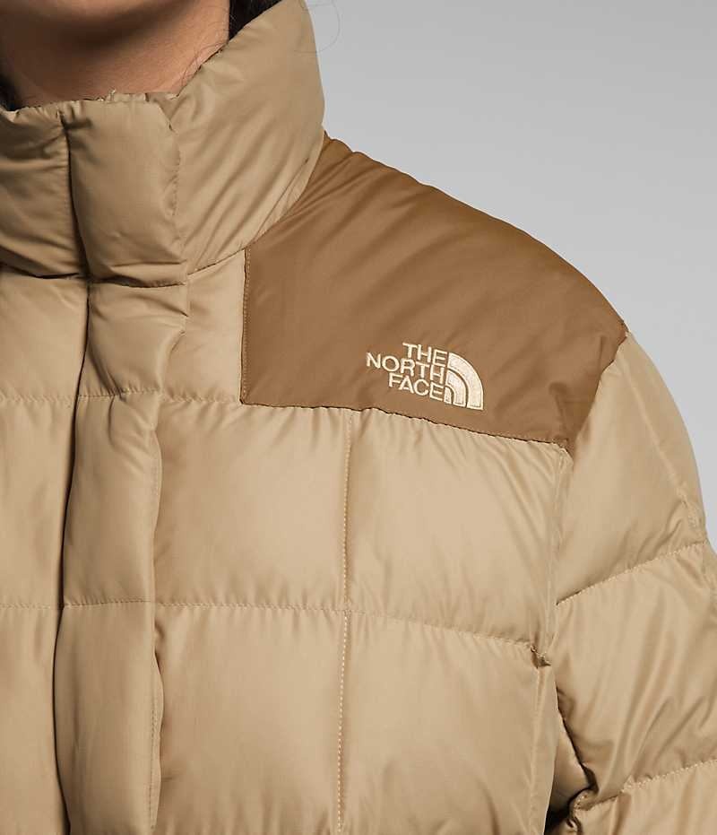 Chaqueta Plumas The North Face Plus Lhotse Reversible Mujer Kaki | CL-CEJQP