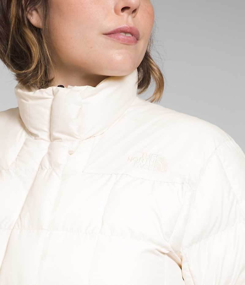 Chaqueta Plumas The North Face Plus Lhotse Reversible Mujer Blancas | CHILE-AGQHK