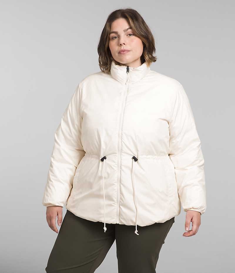 Chaqueta Plumas The North Face Plus Lhotse Reversible Mujer Blancas | CHILE-AGQHK