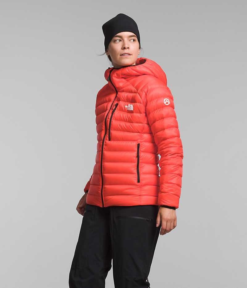 Chaqueta Plumas The North Face Summit Series Breithorn Hoodie Mujer Naranjas | CL-XVRIJ