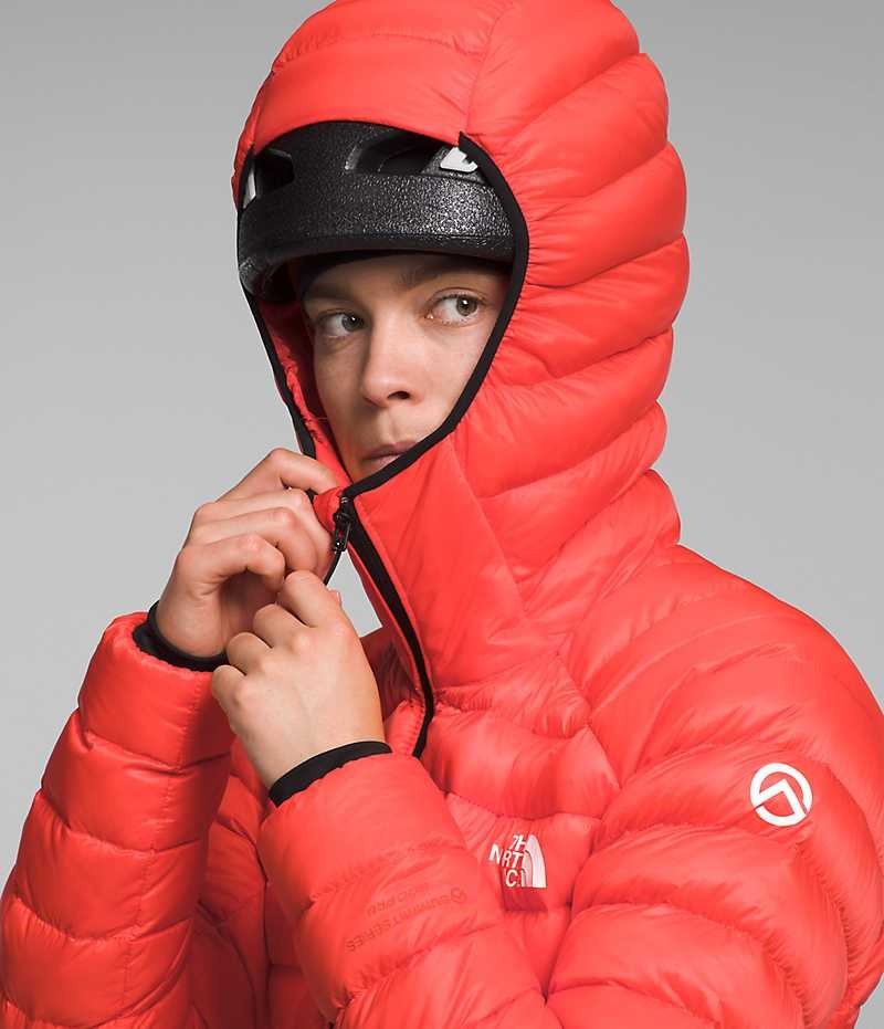 Chaqueta Plumas The North Face Summit Series Breithorn Hoodie Mujer Naranjas | CL-XVRIJ