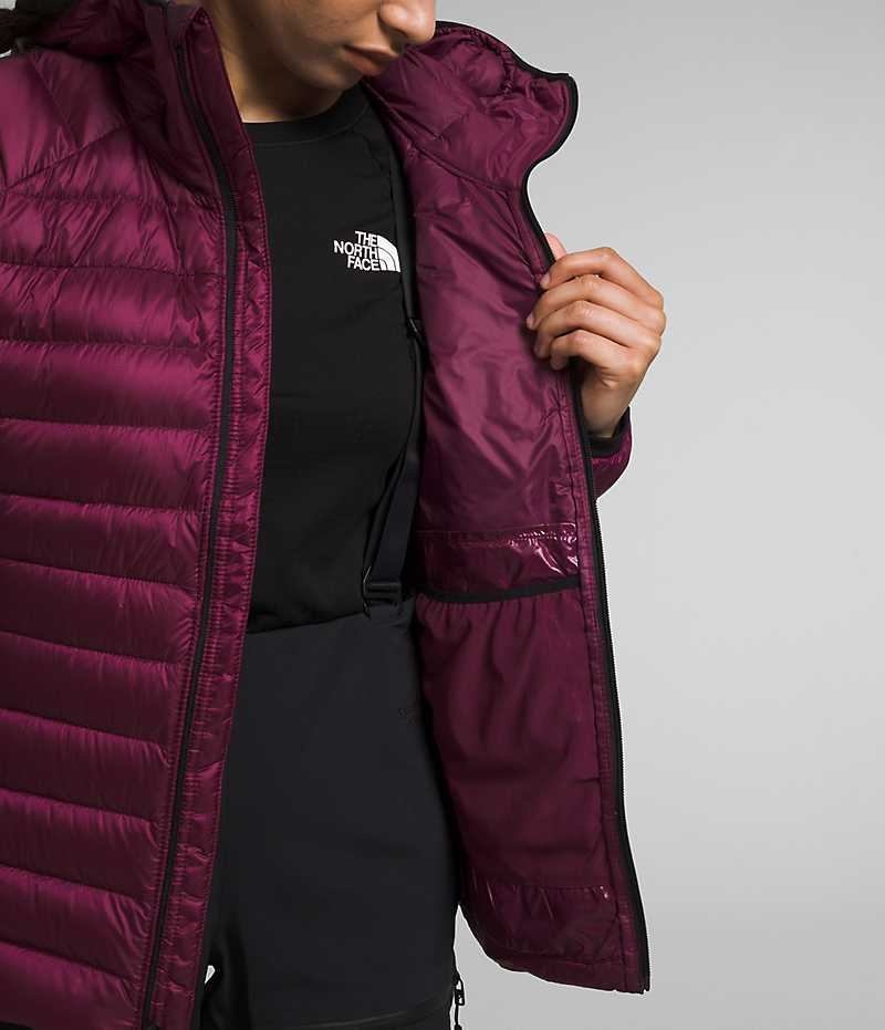 Chaqueta Plumas The North Face Summit Series Breithorn Hoodie Mujer Burdeos | CL-DFGUB