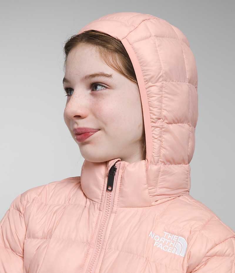 Chaqueta Plumas The North Face ThermoBall™ Encapuchado Niña Rosas | CL-XKOCW