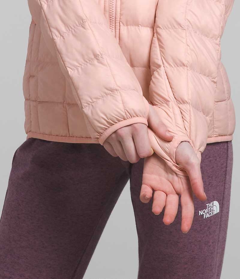 Chaqueta Plumas The North Face ThermoBall™ Encapuchado Niña Rosas | CL-XKOCW