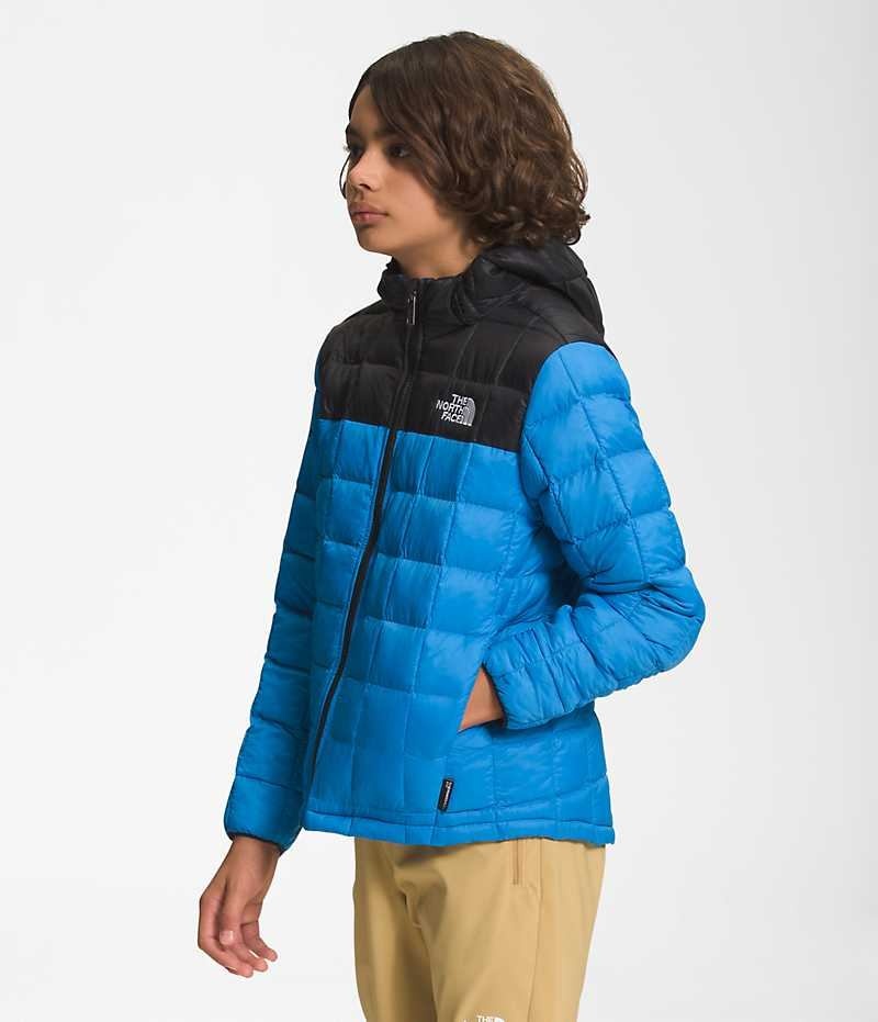 Chaqueta Plumas The North Face ThermoBall™ Encapuchado Niño Azules | CL-XQFRL