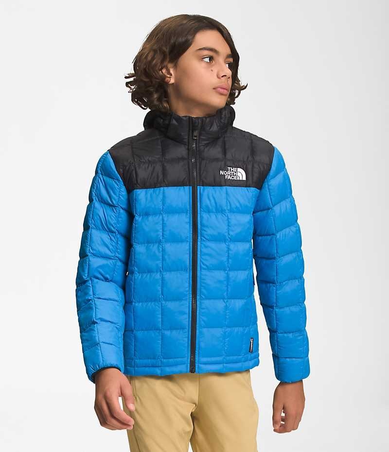 Chaqueta Plumas The North Face ThermoBall™ Encapuchado Niño Azules | CL-XQFRL