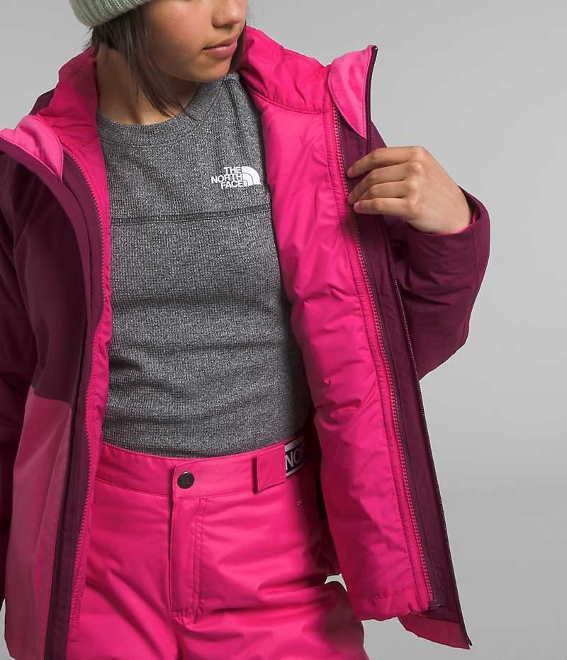 Chaqueta Softshell The North Face Freedom Triclimate® Niña Rosas | CHILE-STPQB