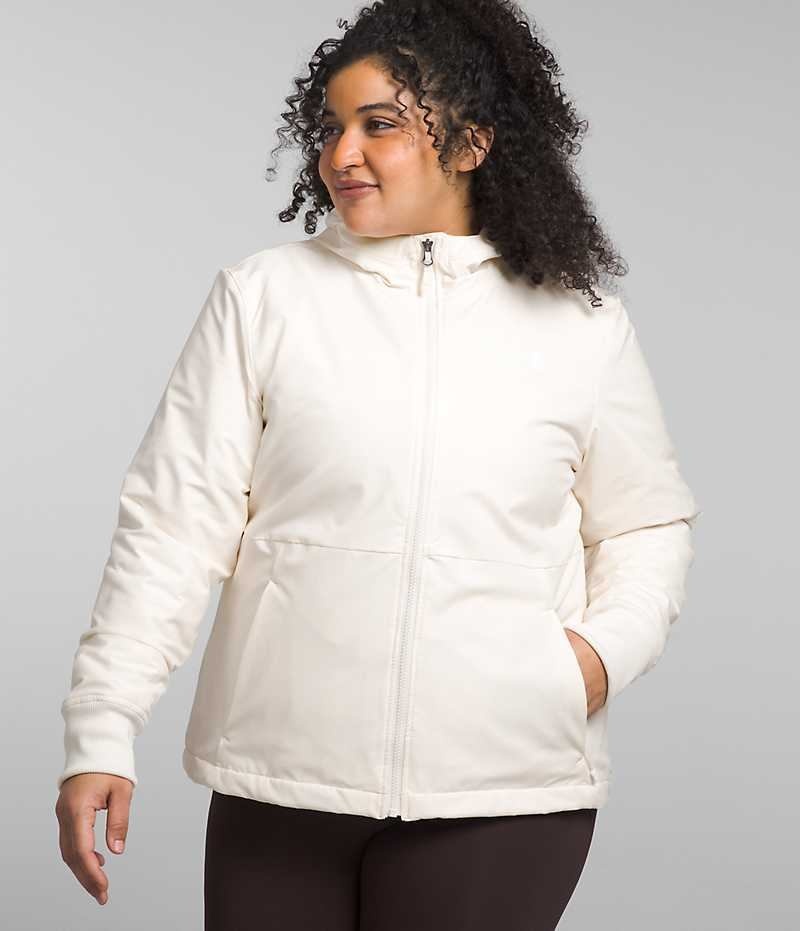 Chaqueta Softshell The North Face Plus Shelbe Raschel Hoodie Mujer Blancas | CHILE-OSNQH