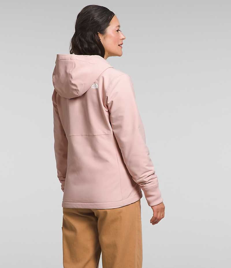 Chaqueta Softshell The North Face Shelbe Raschel Hoodie Mujer Rosas | CL-BXCDN