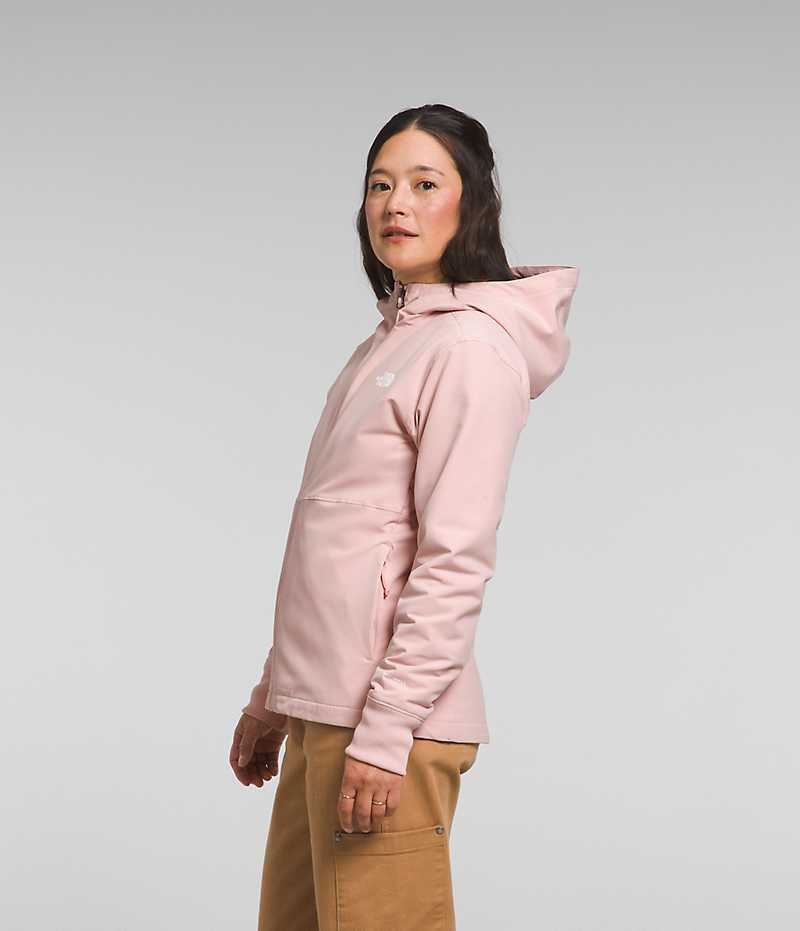 Chaqueta Softshell The North Face Shelbe Raschel Hoodie Mujer Rosas | CL-BXCDN