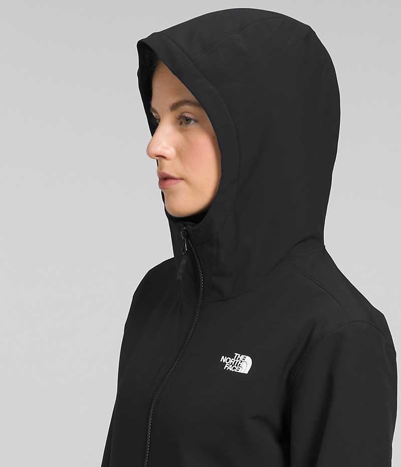 Chaqueta Softshell The North Face Shelbe Raschel Hoodie Mujer Negras | CHILE-NYUGS