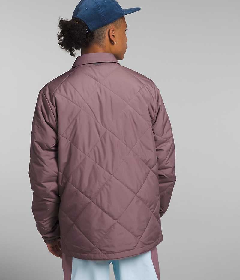 Chaquetas Aislantes The North Face Afterburner Flannel Hombre Fucsia | CHILE-TVCSN