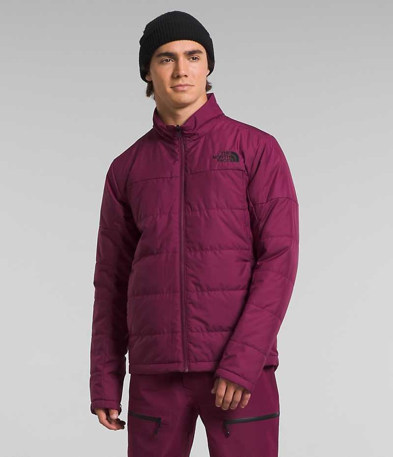 Chaquetas Aislantes The North Face Clement Triclimate® Hombre Beige Fucsia | CL-YVJCP