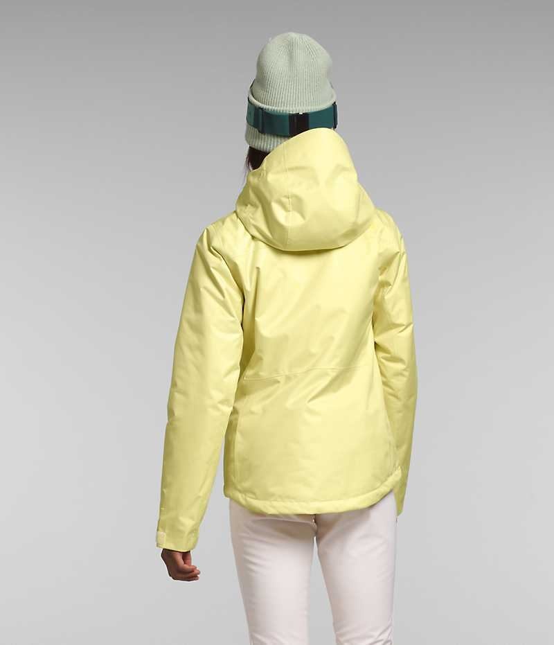 Chaquetas Aislantes The North Face Clementine Triclimate® Mujer Amarillo | CHILE-AOMYC