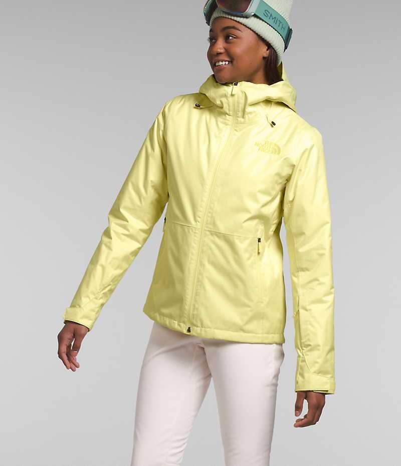 Chaquetas Aislantes The North Face Clementine Triclimate® Mujer Amarillo | CHILE-AOMYC