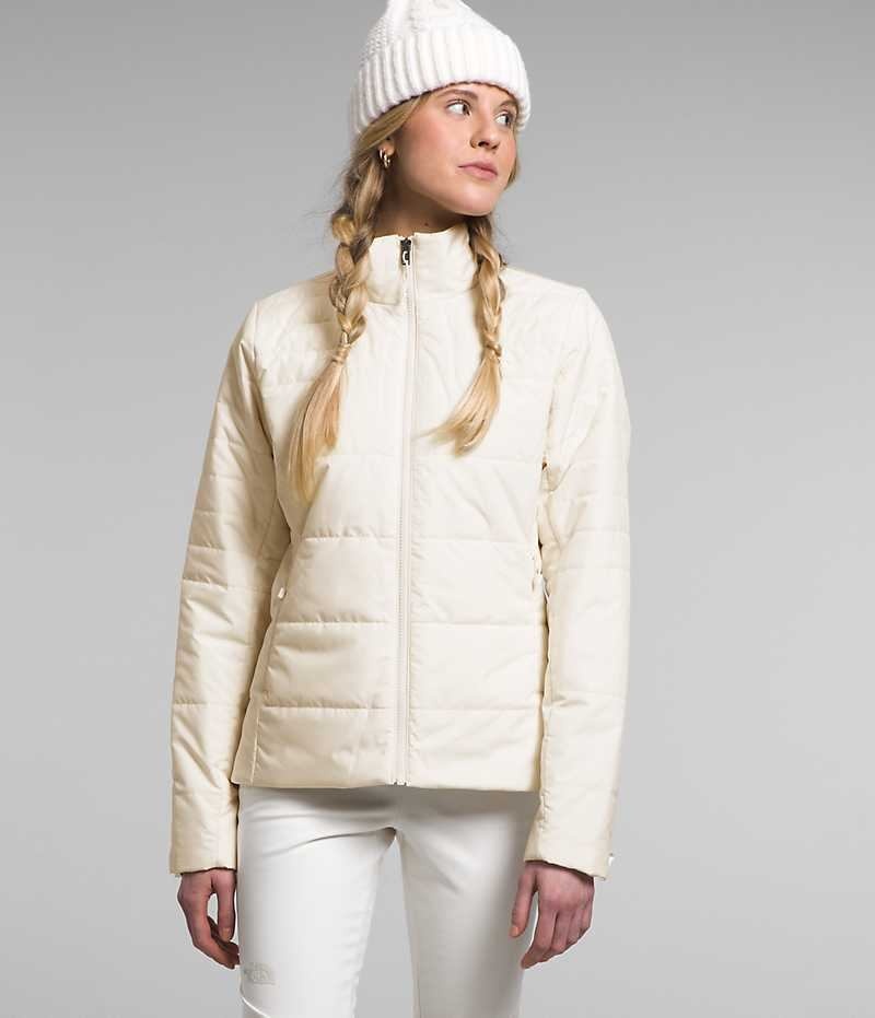 Chaquetas Aislantes The North Face Clementine Triclimate® Mujer Blancas | CHILE-FINXB