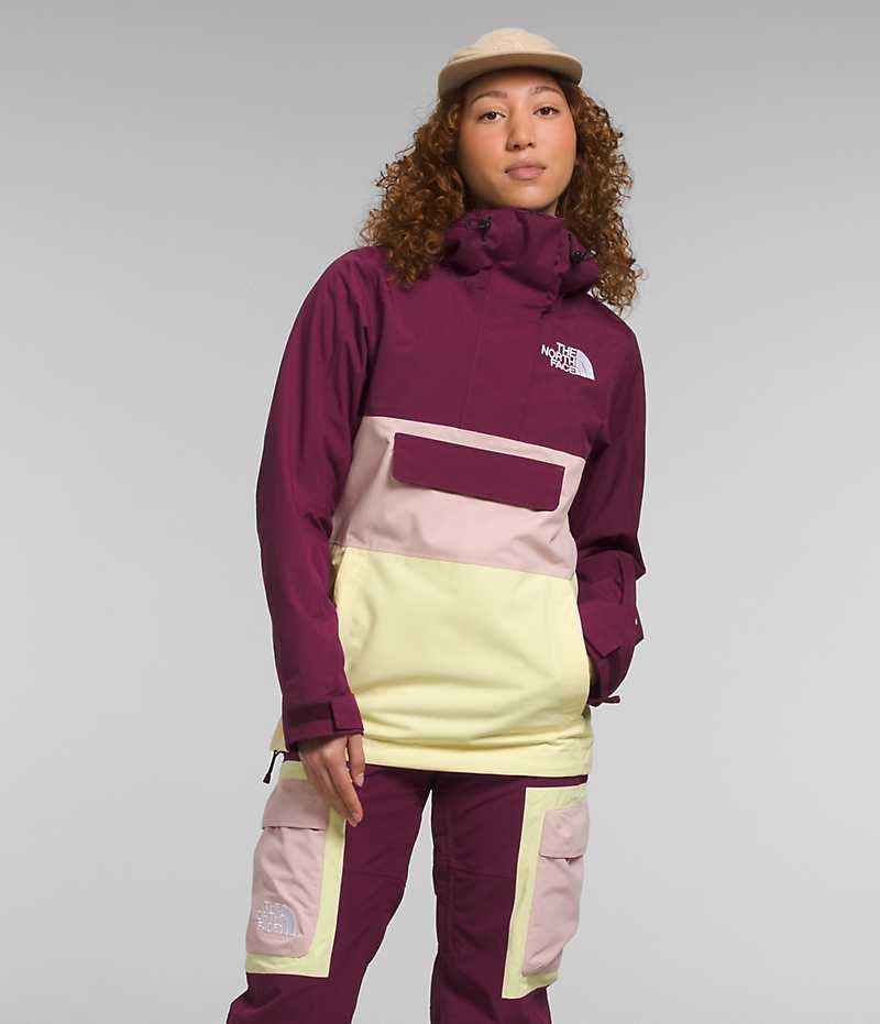 Chaquetas Aislantes The North Face Driftview Anorak Mujer Rosas | CHILE-ELKFM