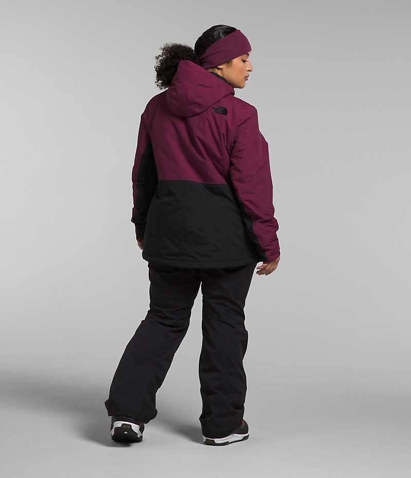 Chaquetas Aislantes The North Face Plus Freedom Mujer Fucsia Negras | CHILE-LOWCM