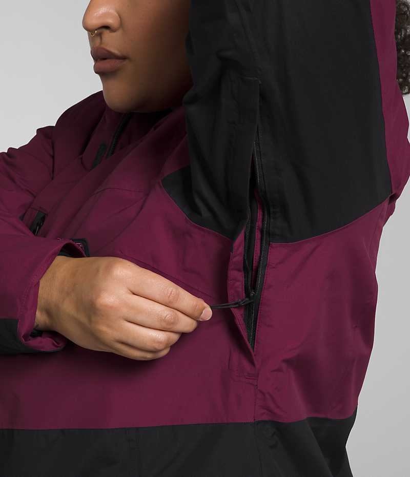 Chaquetas Aislantes The North Face Plus Freedom Mujer Fucsia Negras | CHILE-LOWCM