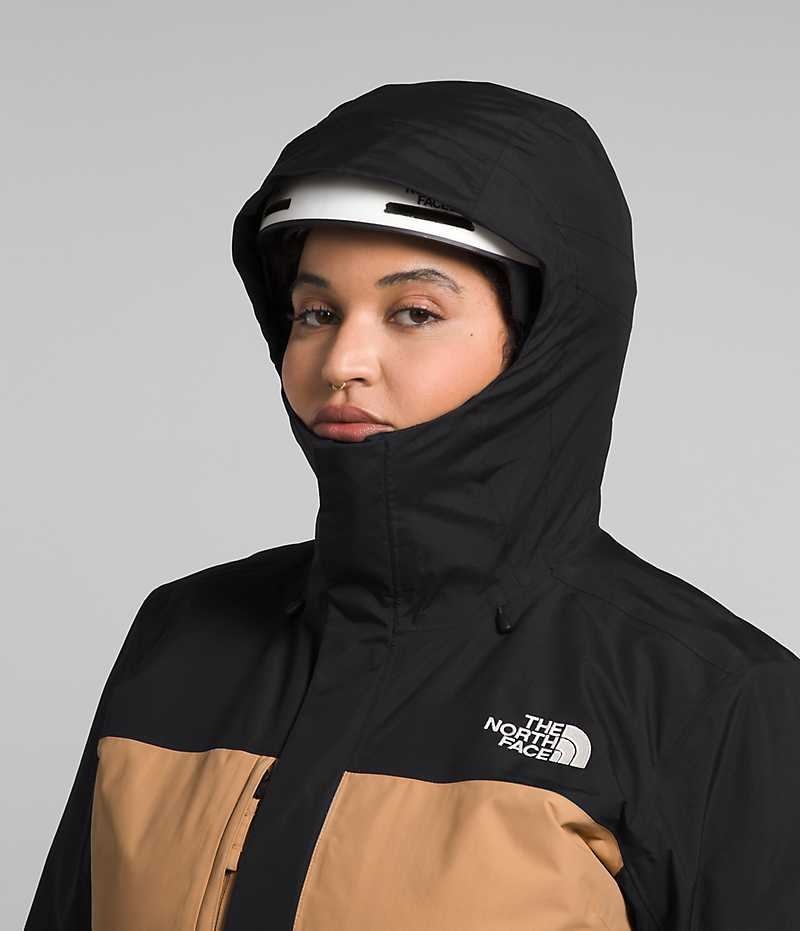 Chaquetas Aislantes The North Face Plus Freedom Mujer Kaki Negras | CL-ULVMQ