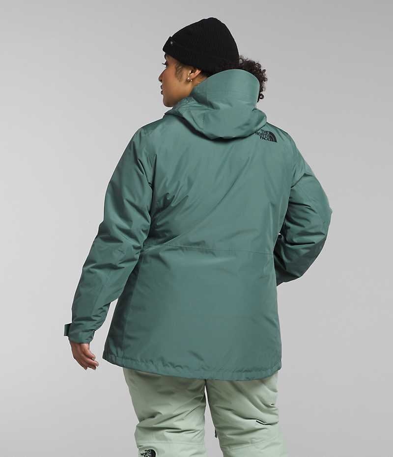 Chaquetas Aislantes The North Face Plus ThermoBall™ Eco Snow Triclimate® Mujer Verde | CL-SDCUP