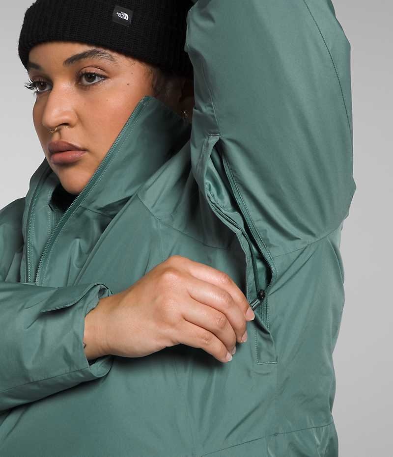 Chaquetas Aislantes The North Face Plus ThermoBall™ Eco Snow Triclimate® Mujer Verde | CL-SDCUP