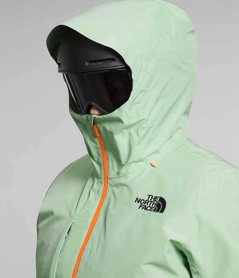 Chaquetas Aislantes The North Face Plus ThermoBall™ Eco Snow Triclimate® Mujer Verde Menta | CHILE-UONKR