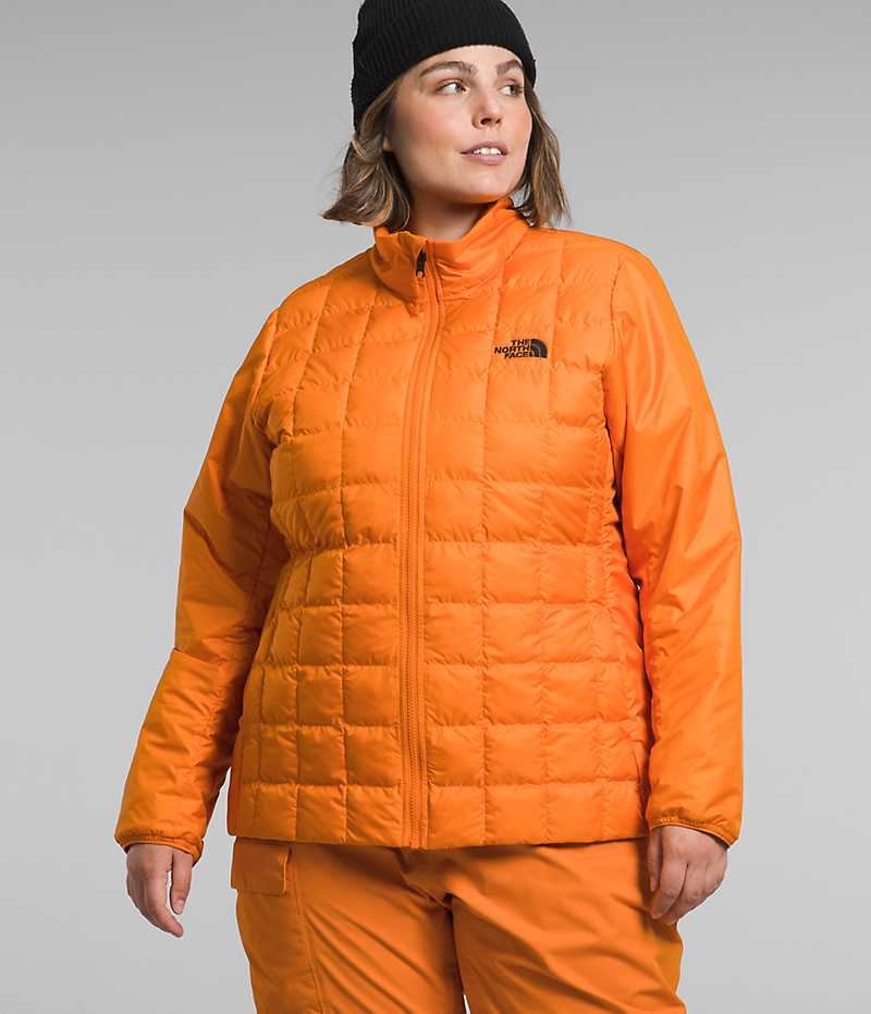 Chaquetas Aislantes The North Face Plus ThermoBall™ Eco Snow Triclimate® Mujer Verde Menta | CHILE-UONKR