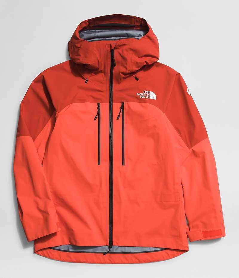 Chaquetas Aislantes The North Face Summit Series Pumori GTX Pro Mujer Naranjas | CHILE-AUBEC